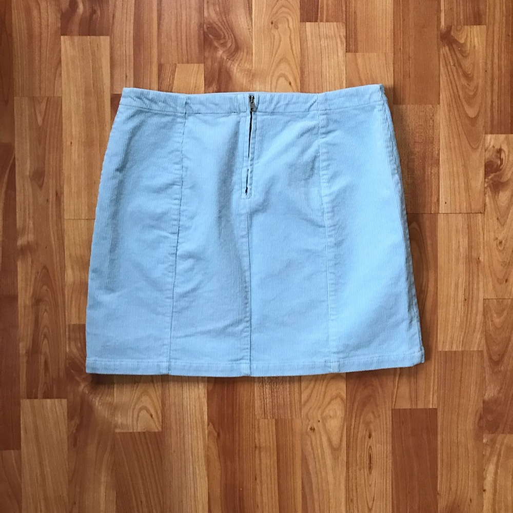 SOLD Blue corduroy skirt - Picture 3 of 3